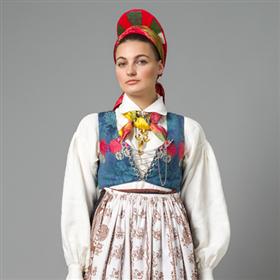 Rekonstruert Vest-Agder drakt fra 1810
